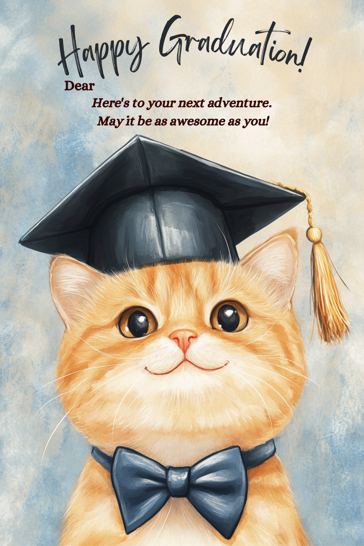 貓咪畢業賀卡（請於結帳頁加購）
