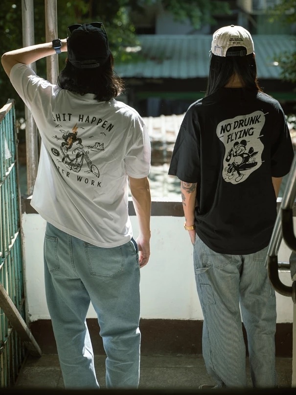 【AFTER WORK】SHIT HAPPEN 短TEE