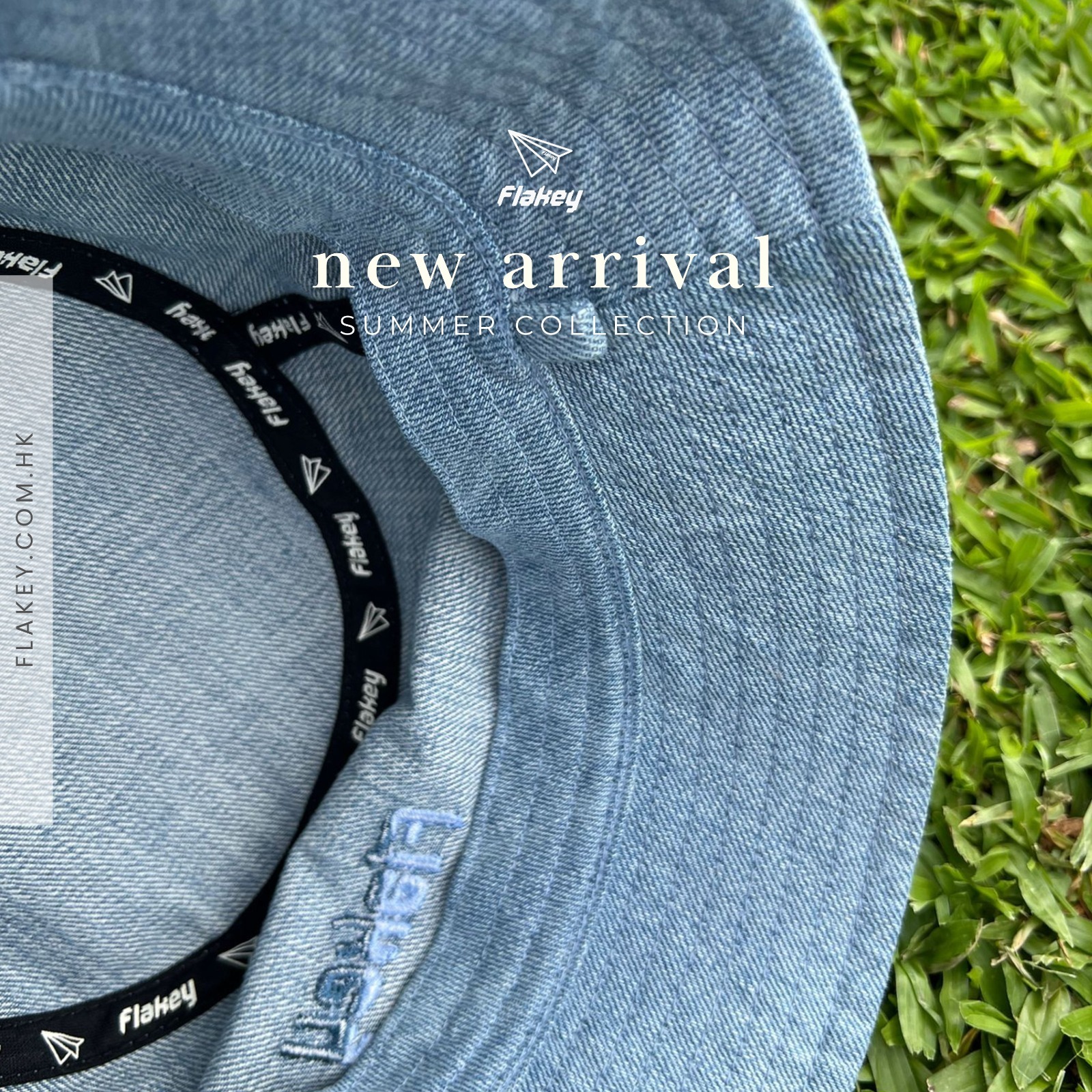 Flakey Denim Bucket Hat (淺藍特別版)