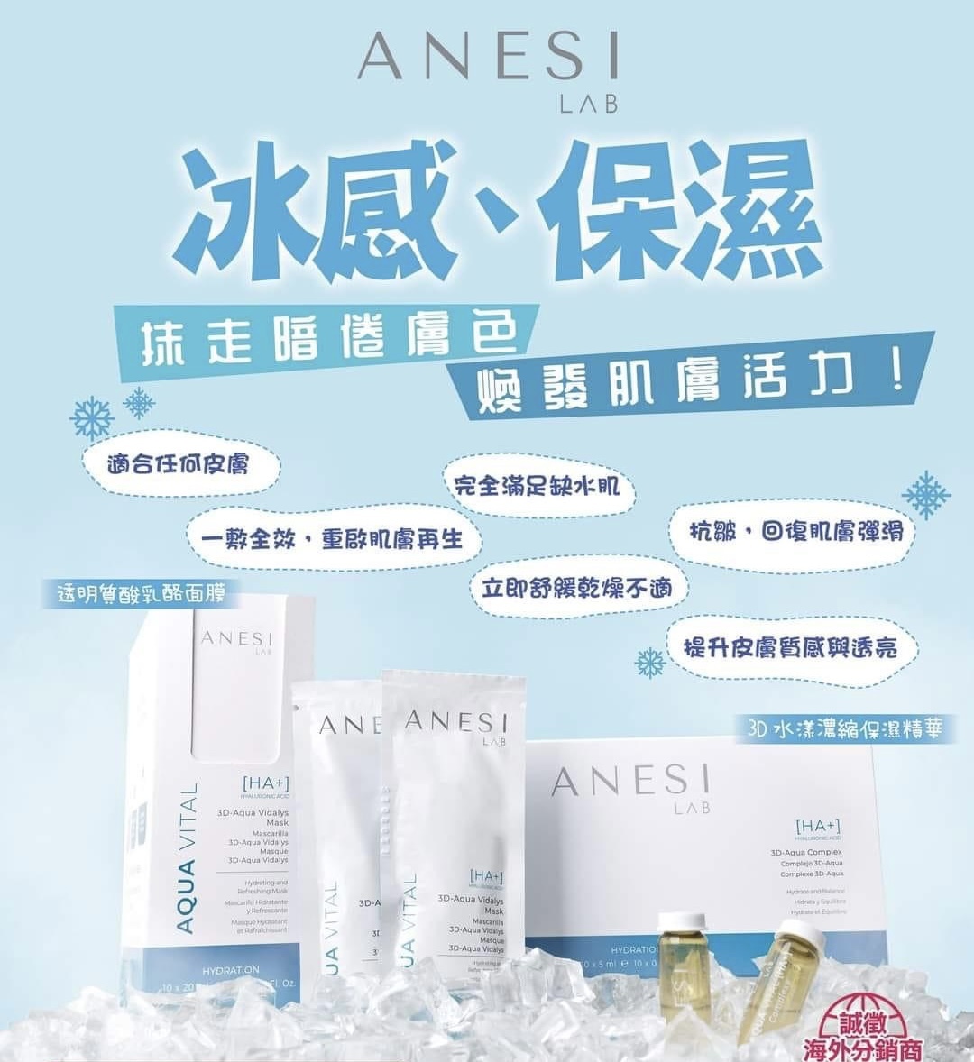 (展) Anesi 透明質酸乳酪面膜 一盒10包
