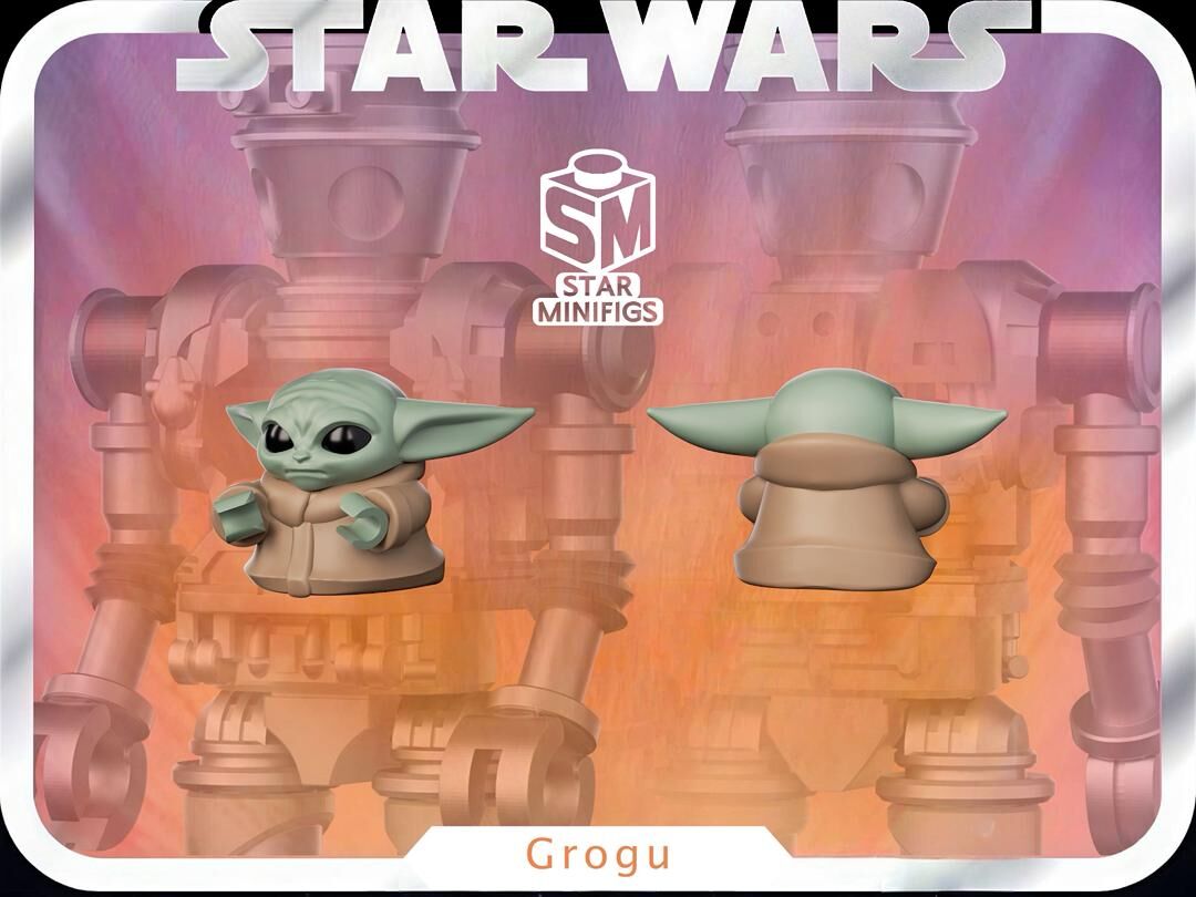 【Star Minifigs】IG-12和古古（尤達寶寶）