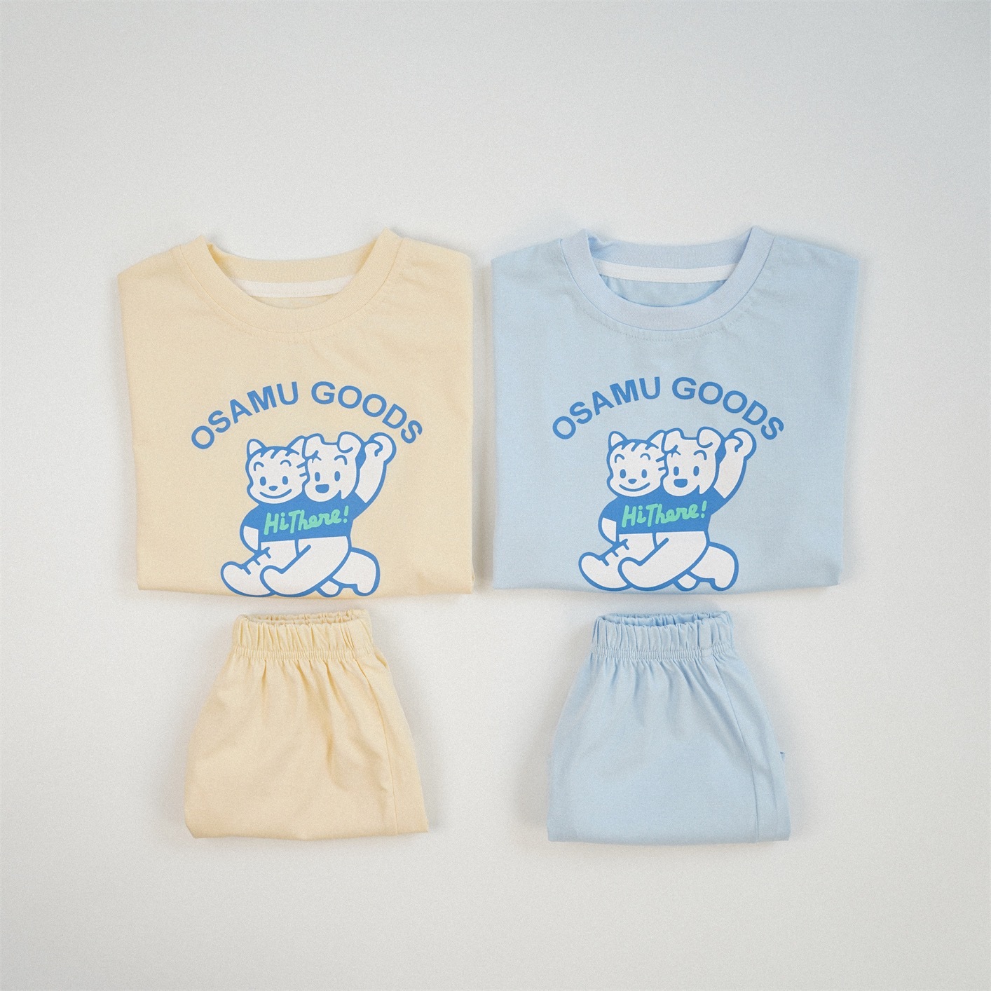 原田治短袖套裝/包屁衣