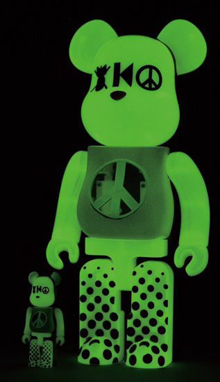 🥇現貨🥇Bearbrick 400% 100% Kinetics Glow In The Dark