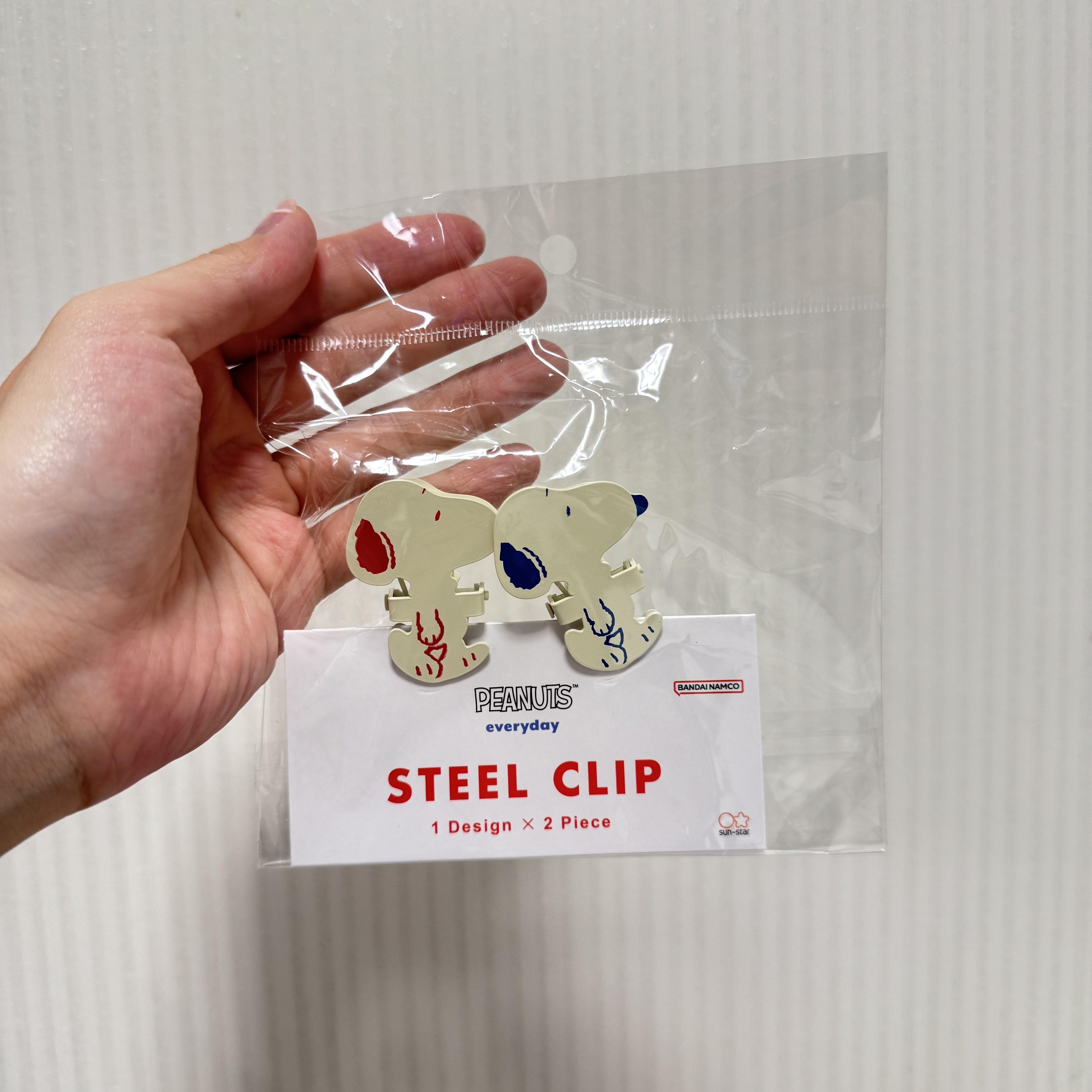 JP Snoopy 造型鐵夾 2P 2524 TK250517