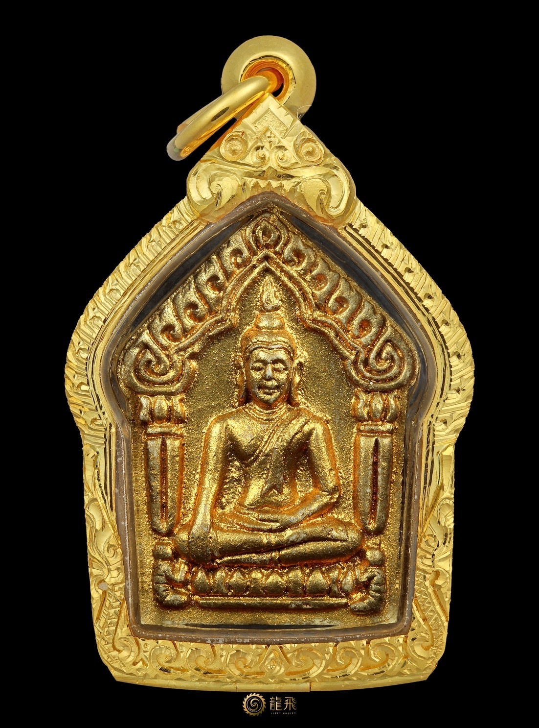 第一期大模坤平銀符管無爭議模板極美品—龍婆撒空瓦農嘎佛歷2530年