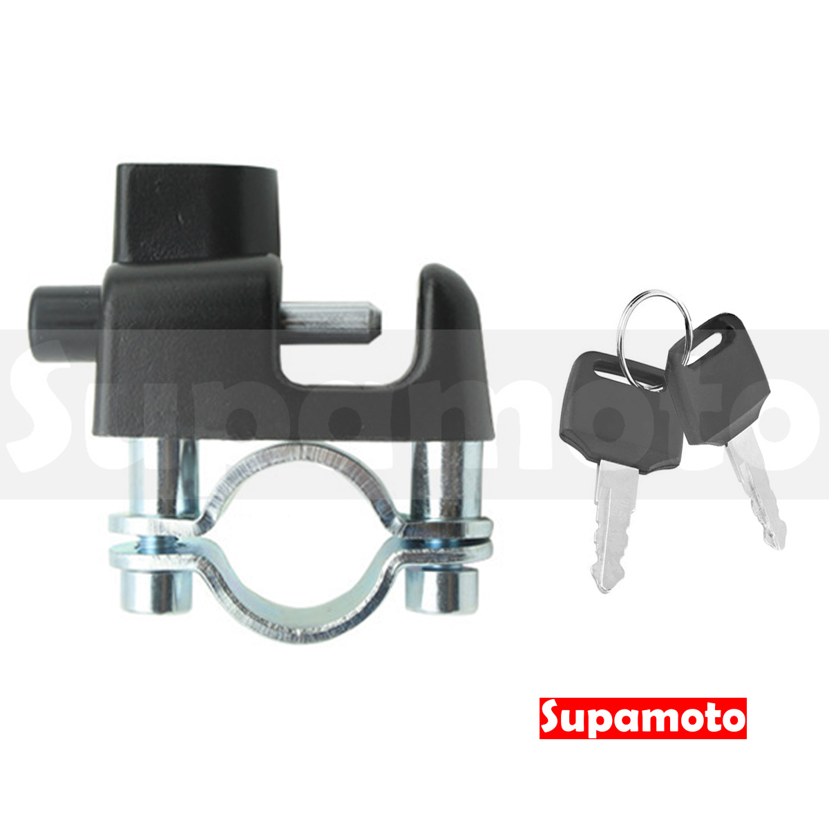 -Supamoto- 安全帽掛勾鎖—HL19 (頭盔鎖/鎖頭/掛鈎/鋁合金/車把/改裝/防盜)