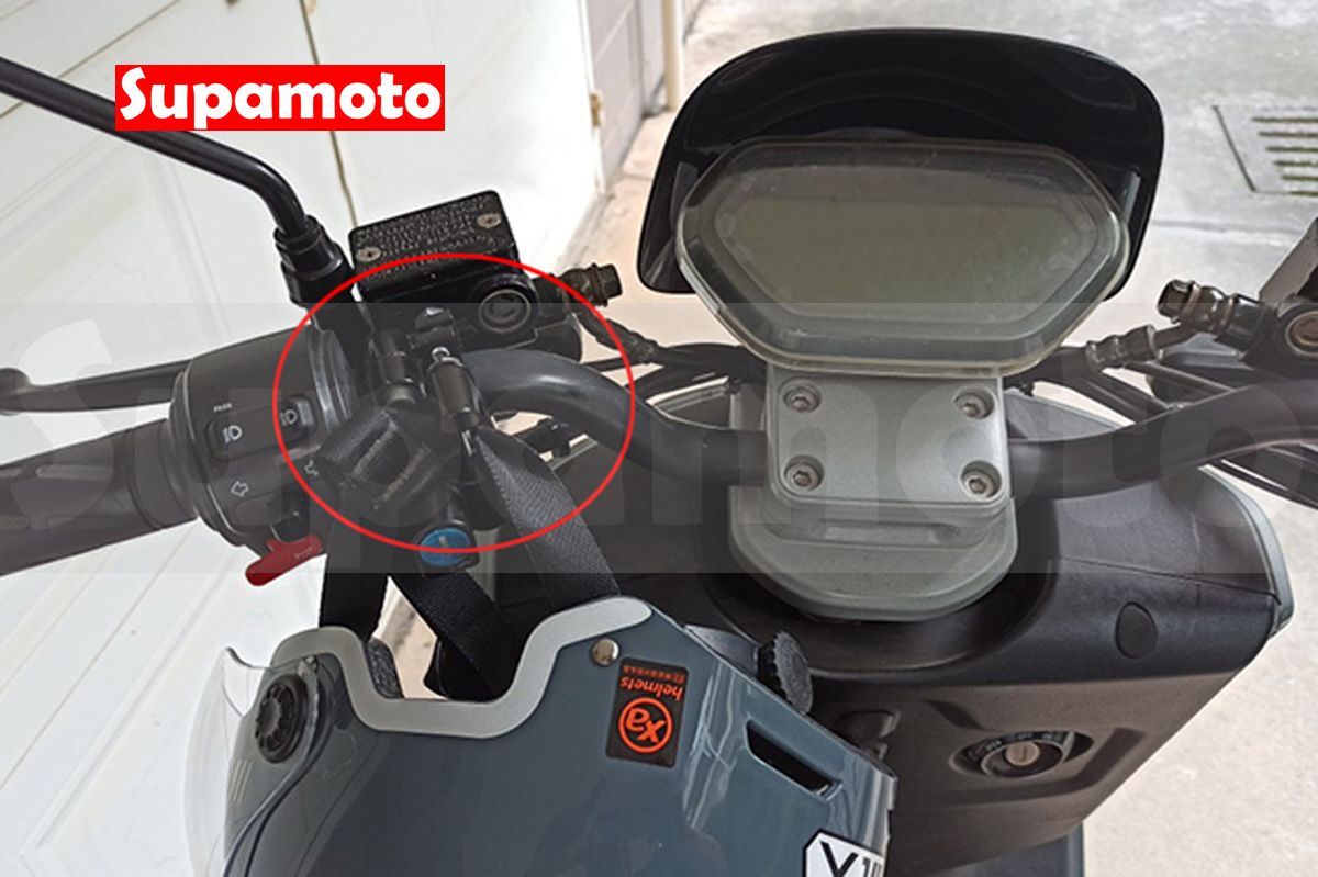 -Supamoto- 安全帽掛勾鎖—HL19 (頭盔鎖/鎖頭/掛鈎/鋁合金/車把/改裝/防盜)