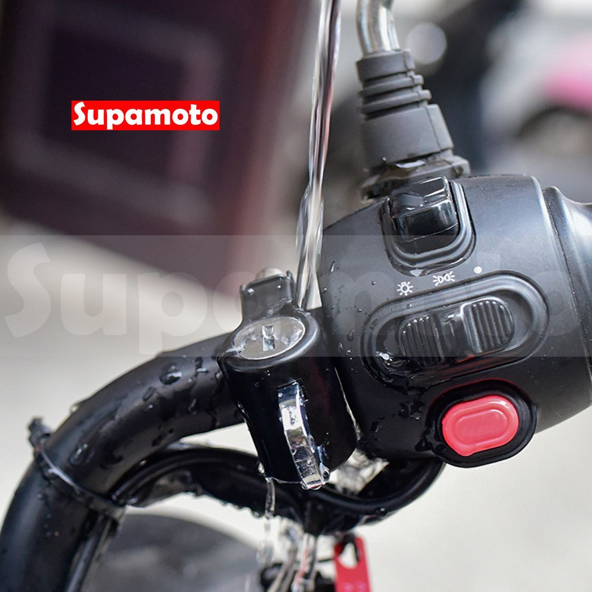 -Supamoto- 安全帽掛勾鎖—HL11 (頭盔鎖/鎖頭/掛鈎/鋁合金/車把/改裝/防盜)