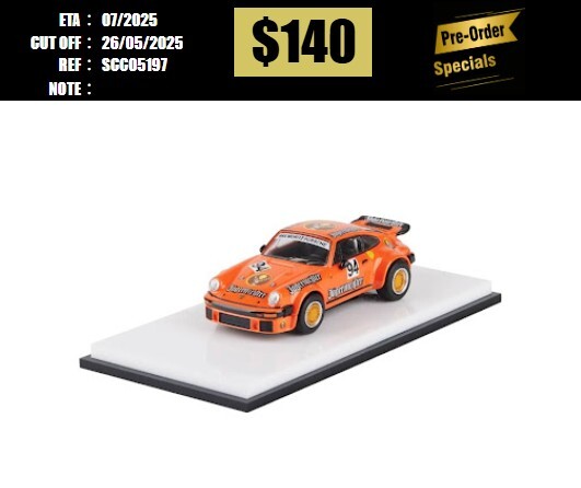 PO-$140 * SMALLCARART * 1:64 911 TURBO 934 JAGERMEISTER #94 [OD19/05]