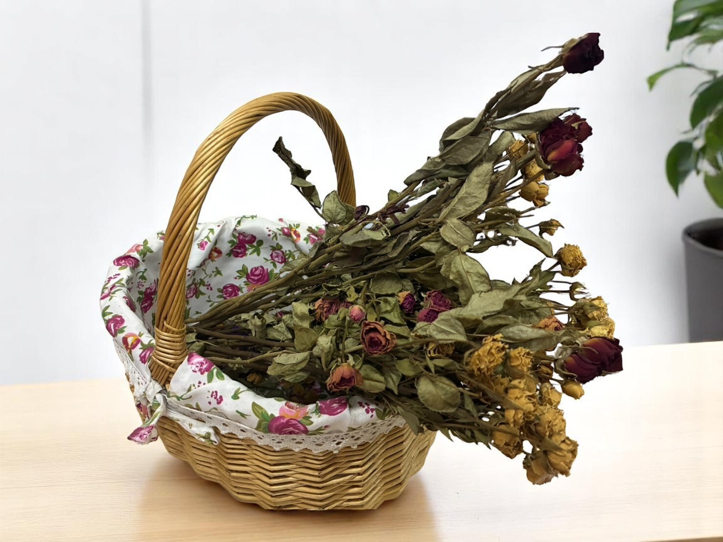 花籃 乾燥花