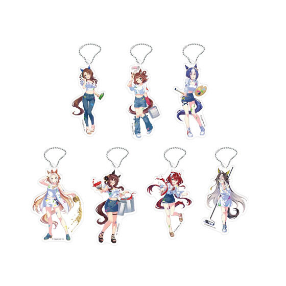 228474 Pbandai 預訂 2025/9月 ウマ娘 プリティーダービー NAMCO Promotion third アクリルキーホルダー　ペインタースタイル