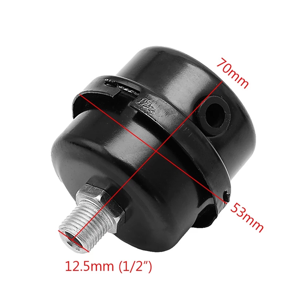 附發票｜LRON-SN｜空壓機用鐵製消音器 螺紋消音器用於氣泵壓縮機的噪音過濾器消音器