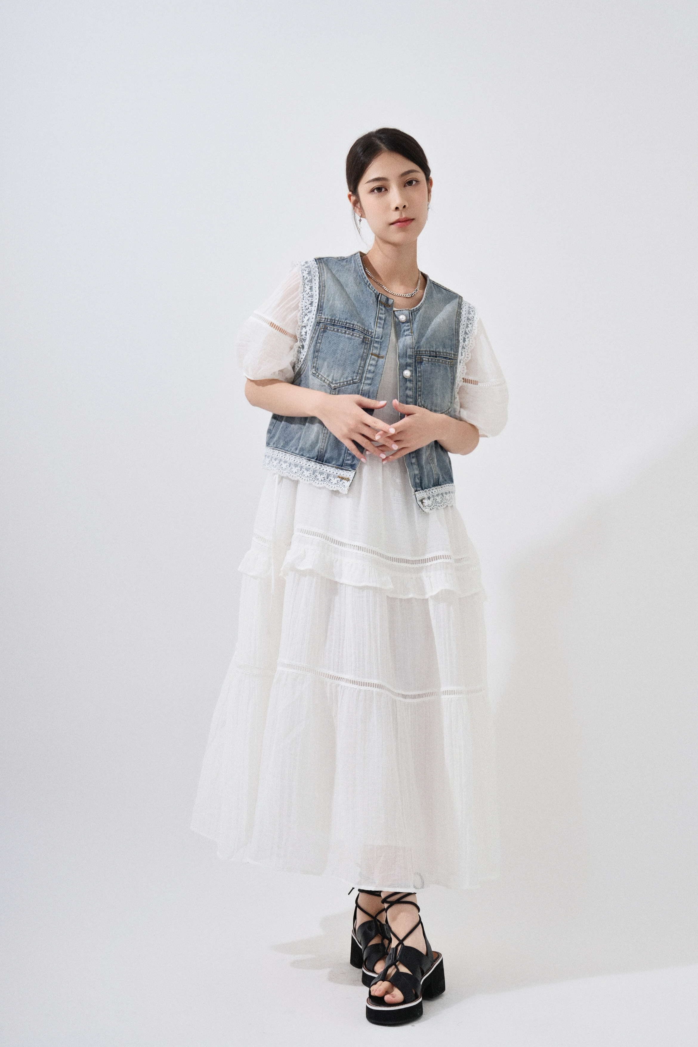 SS25_0206（背心外套＋連身裙）