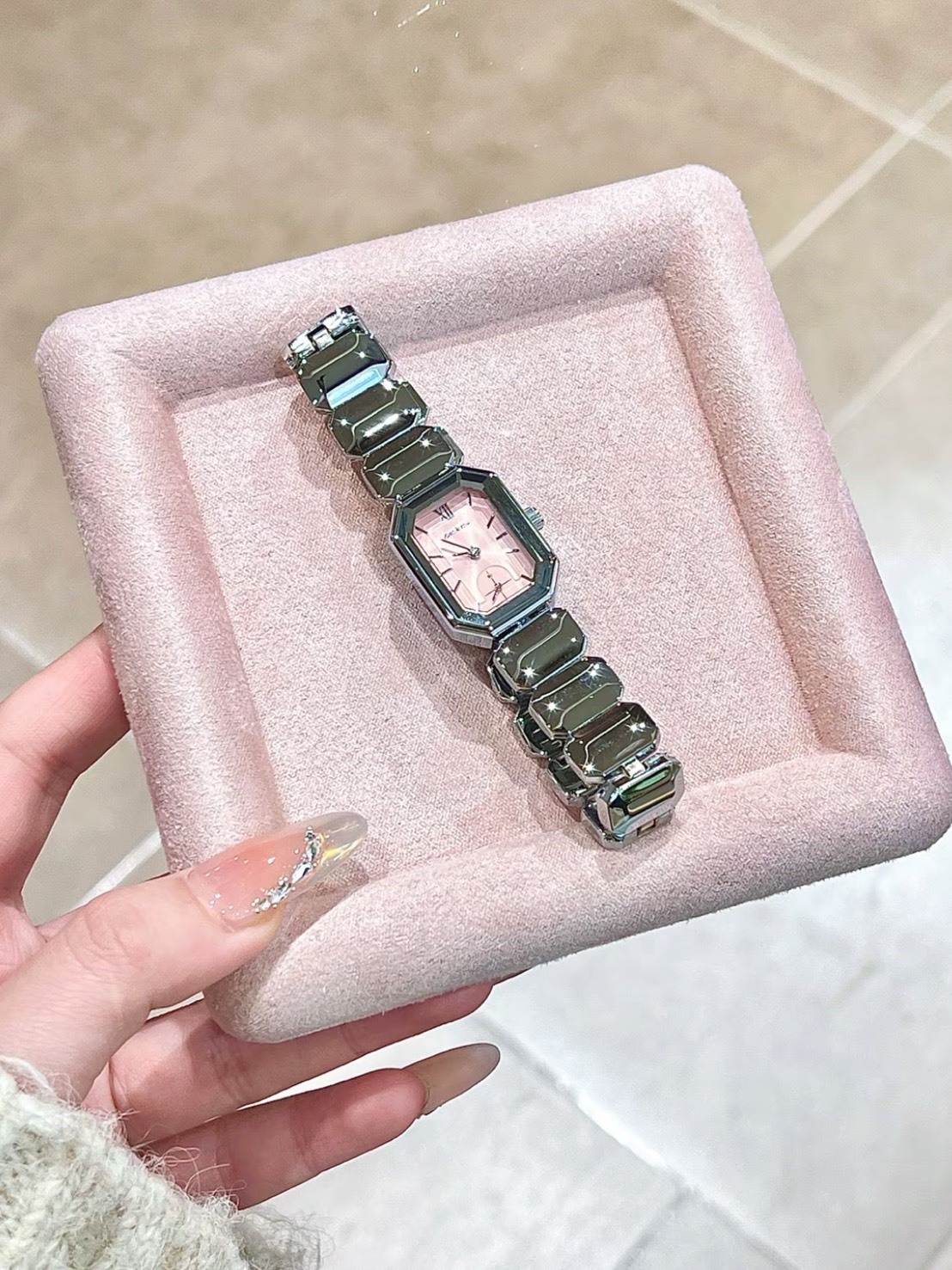 DICKIES 輕奢冰糖小方錶