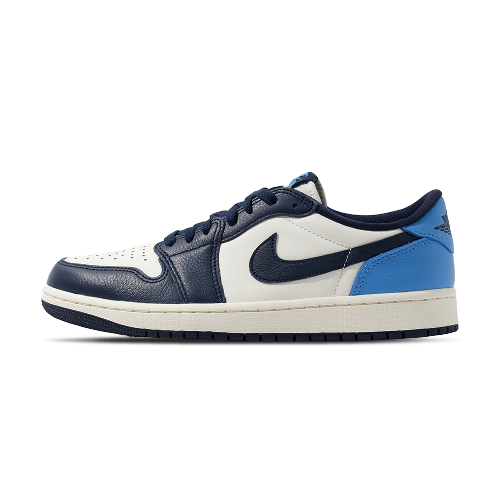 Nike Air Jordan 1 Low OG 男 黑曜石藍 皮革 透氣 AJ1 低筒 休閒鞋 CZ0790-400