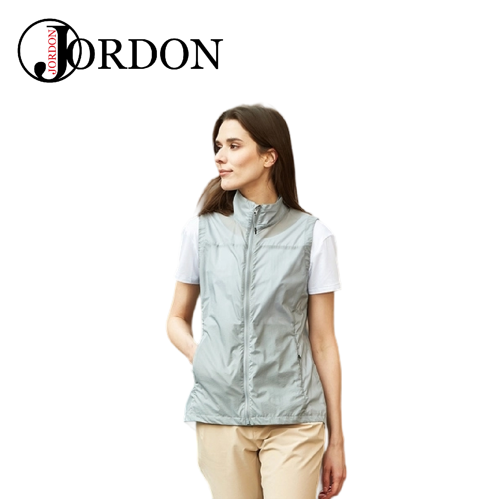 JORDON 橋登 輕盈防風背心 女款 (2色)  *16JW00W19