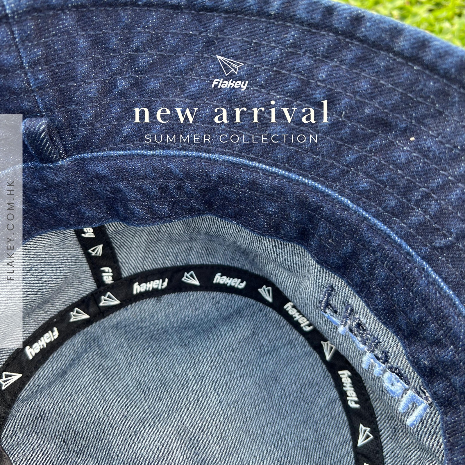 Flakey Denim Bucket Hat (深藍特別版)