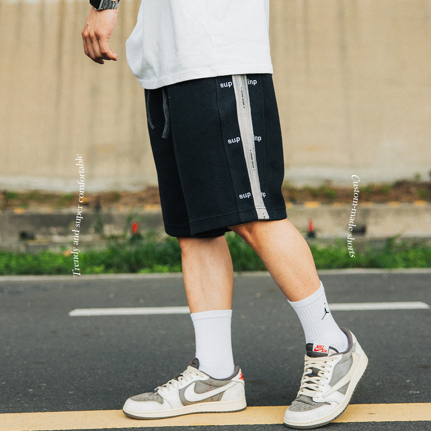 Ourpick 邊條棉褲 M708