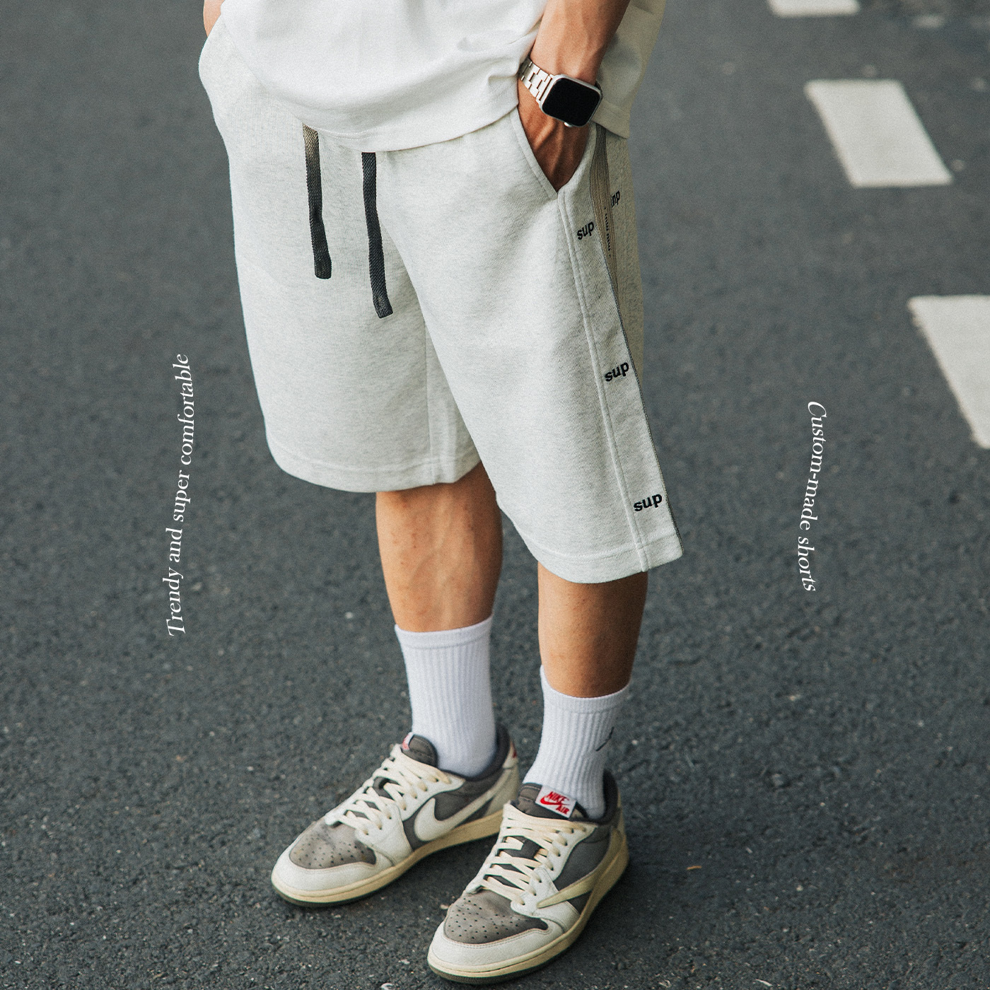 Ourpick 邊條棉褲 M708