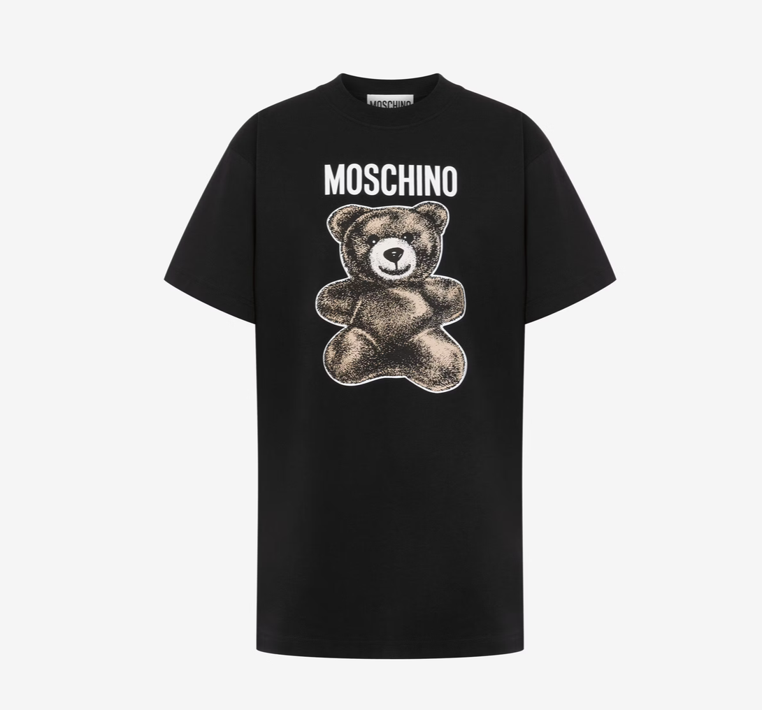 MOSCHINO 經典標誌短袖 T 恤｜有機棉・Relaxed Fit 剪裁