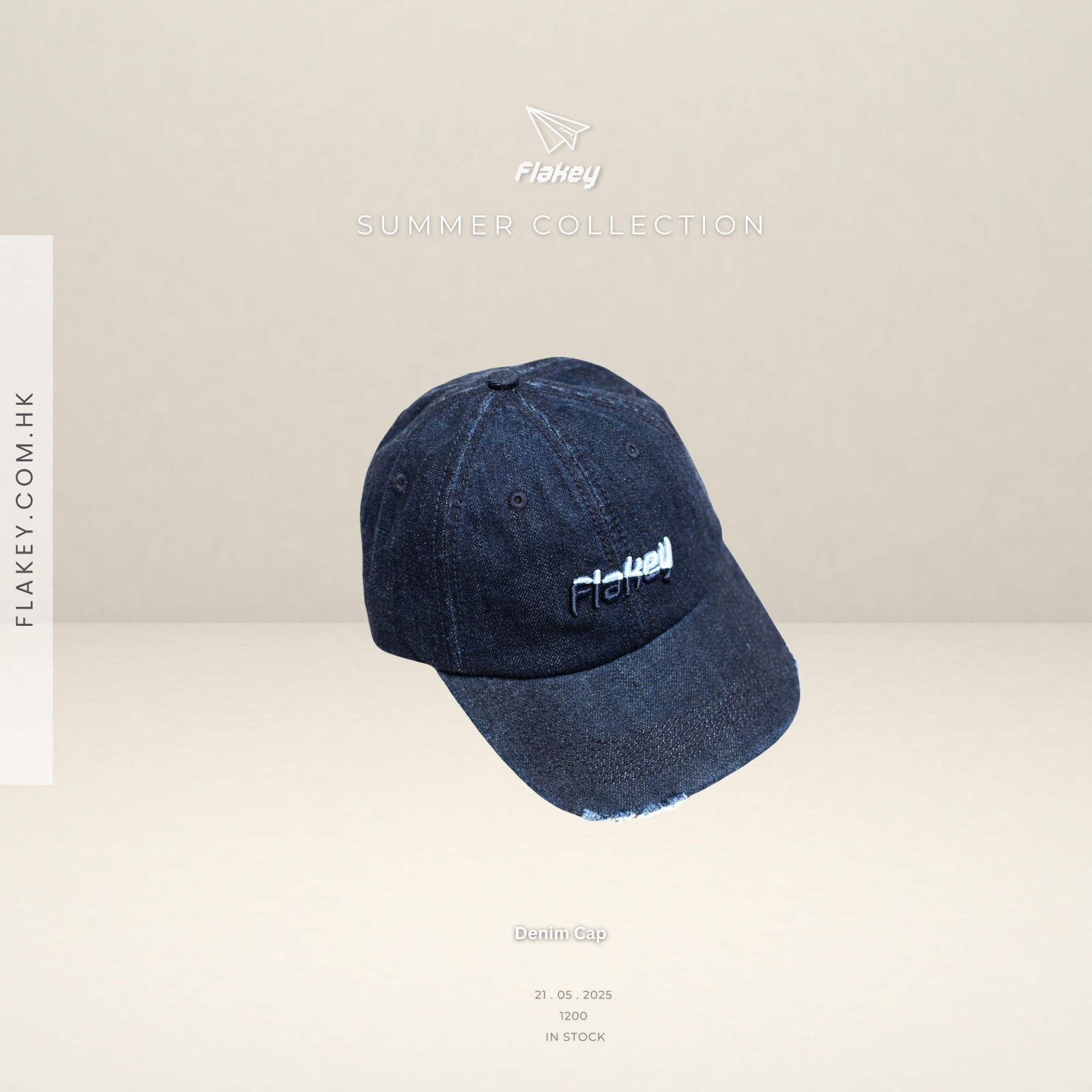 FLAKEY 牛仔帽系列 (深藍色) 現貨發售!