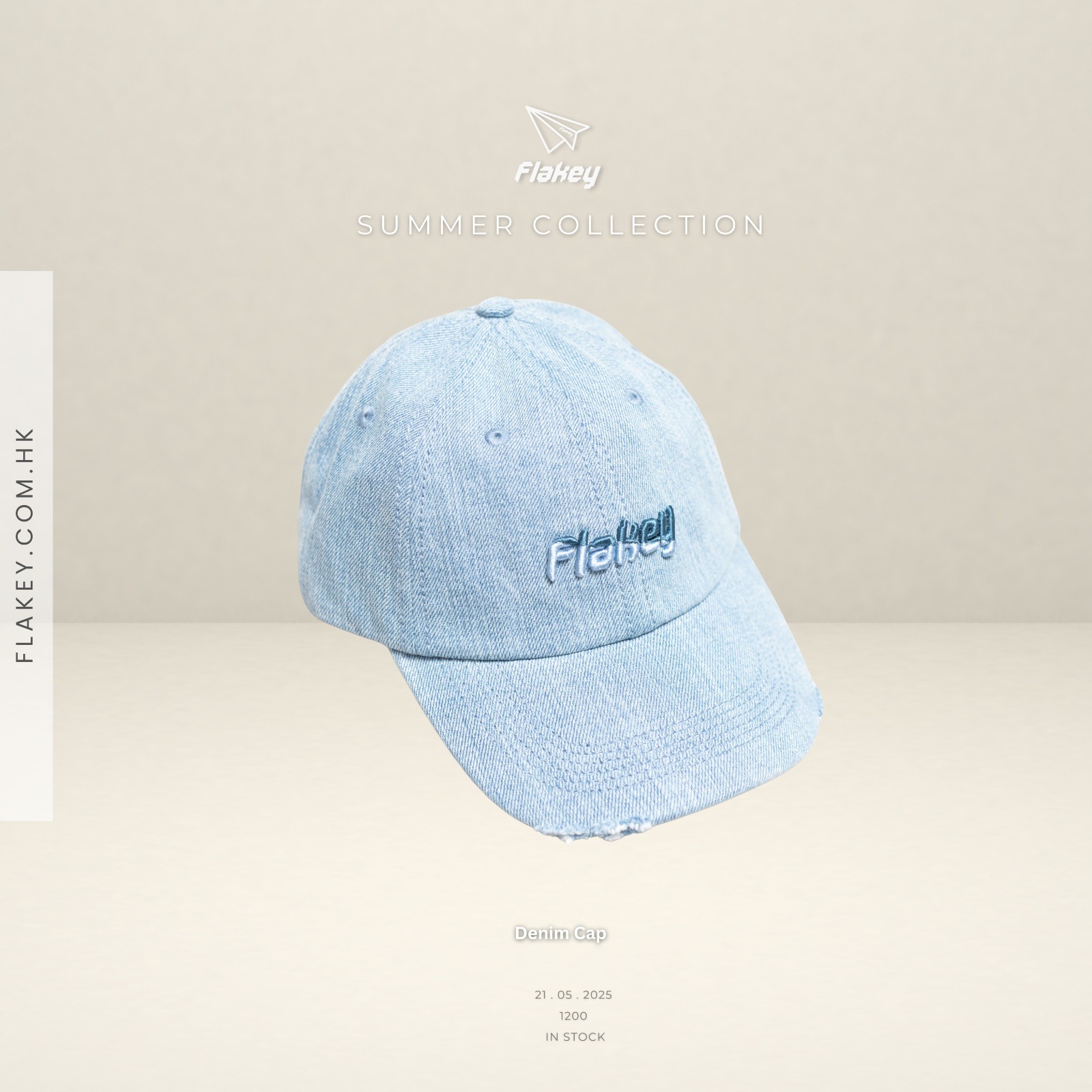 FLAKEY 牛仔帽系列 (淺藍色) 現貨發售!