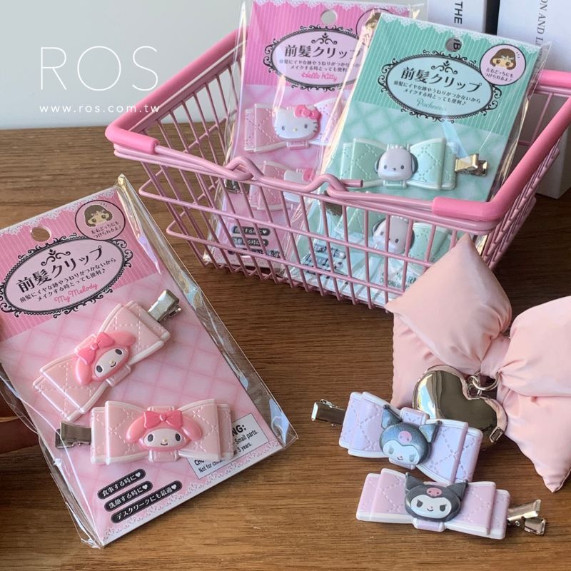 🇯🇵日本限定 Sanrio 三麗鷗立體蝴蝶結造型髮夾(4kinds)