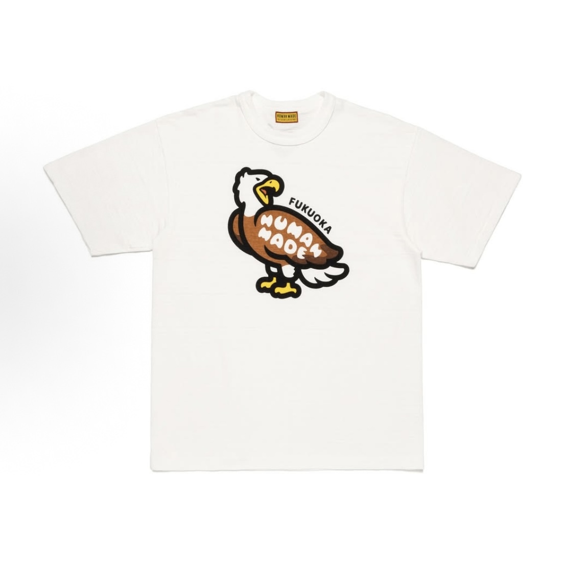 -(B018)HUMAN MADE T-SHIRT EAGLE FUKUOKA 福岡限定 老鷹 短T 黑色/白色-HM29CS064