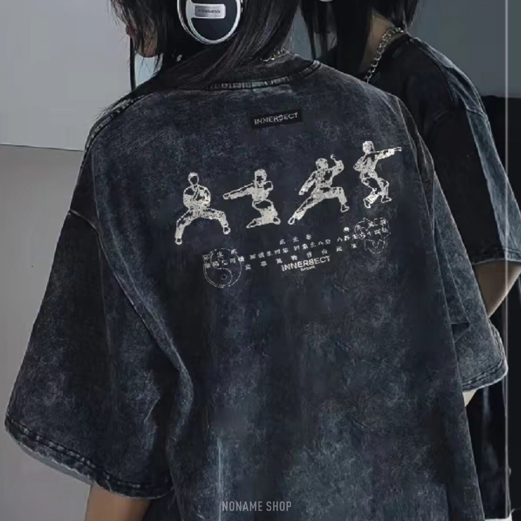 <<現貨供應!!!>> INNERSECT 美式 水洗 做舊 功夫 武術 厚磅 短袖 七色 (男款)