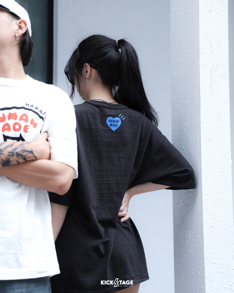 Human Made OFFLINE STORE TEE 東京店鋪限定黑白狗北極熊兔子竹節棉短袖