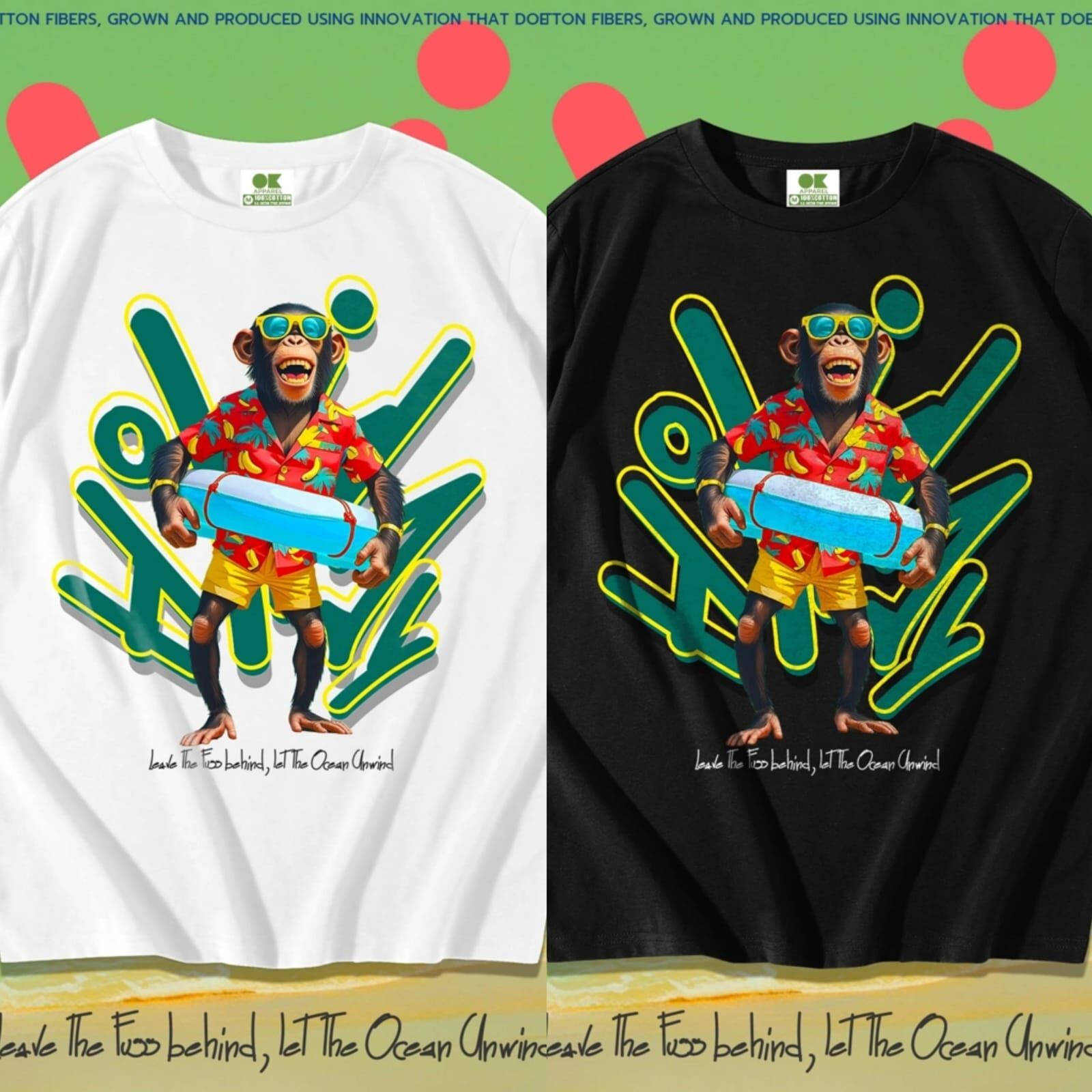 泰國連線 水泡馬騮T-Shirt (T5 T673)