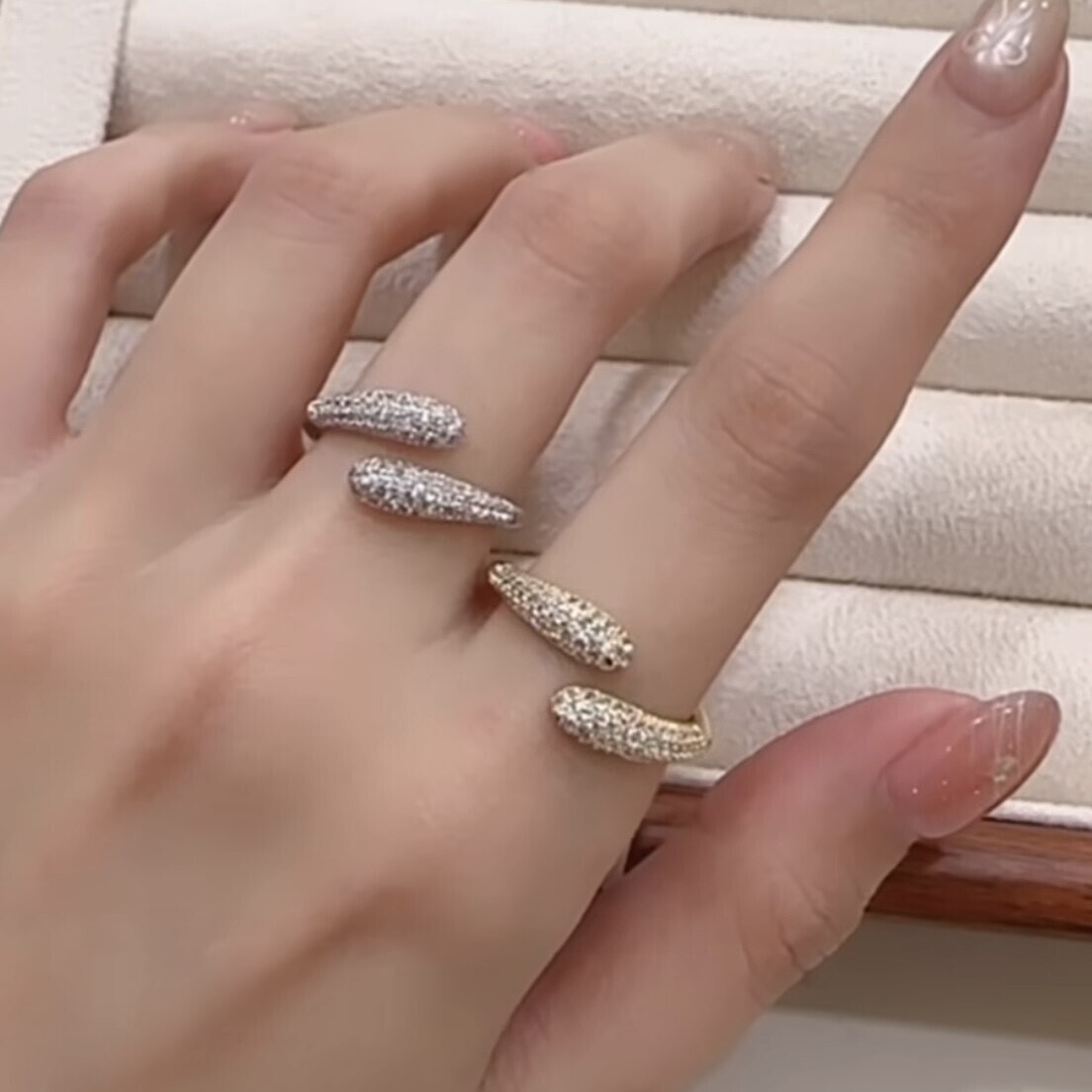 G55排鑽水滴調整戒