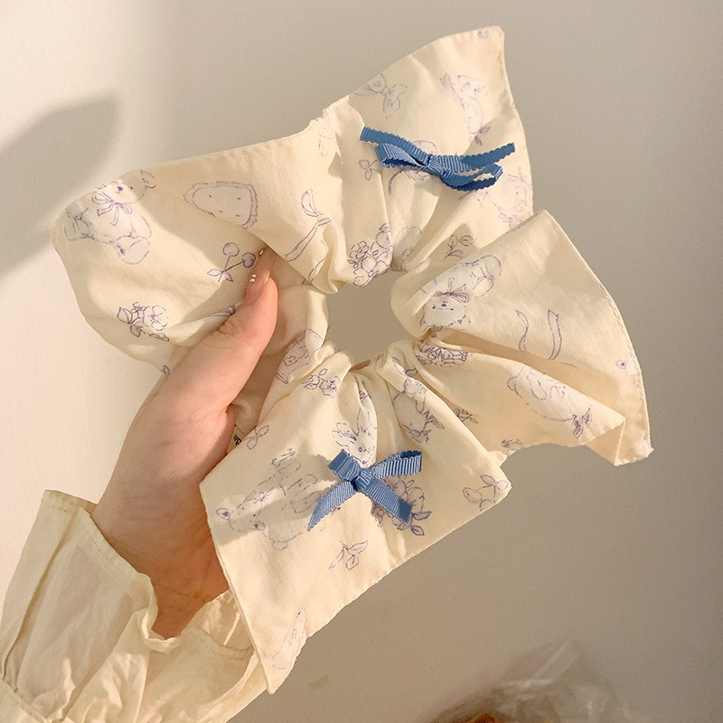 [2 FOR RM10] Sweet Ribbon Scrunchie with Scarf