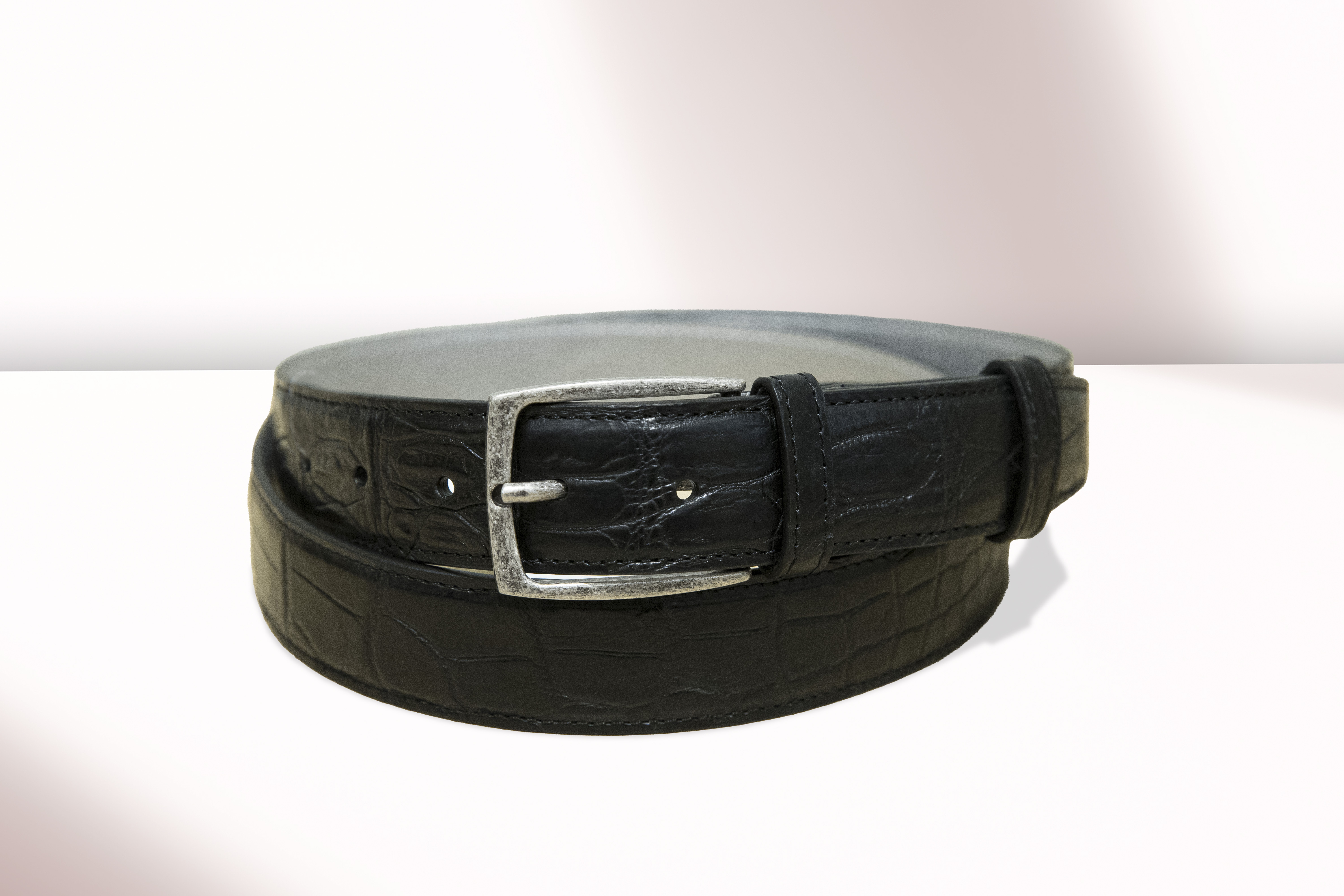 ANA -  Croco Belt Belly Black
