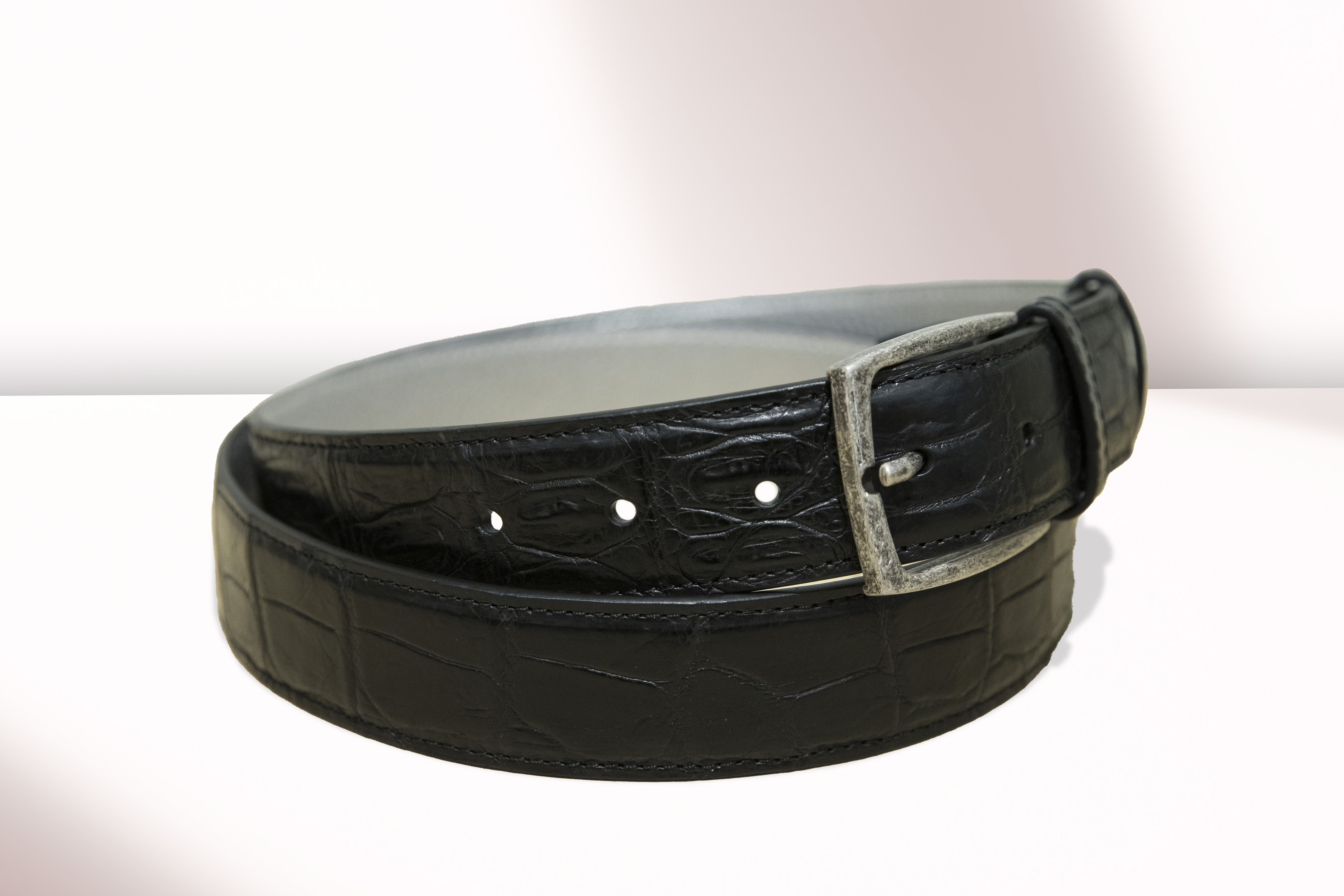 ANA -  Croco Belt Belly Black
