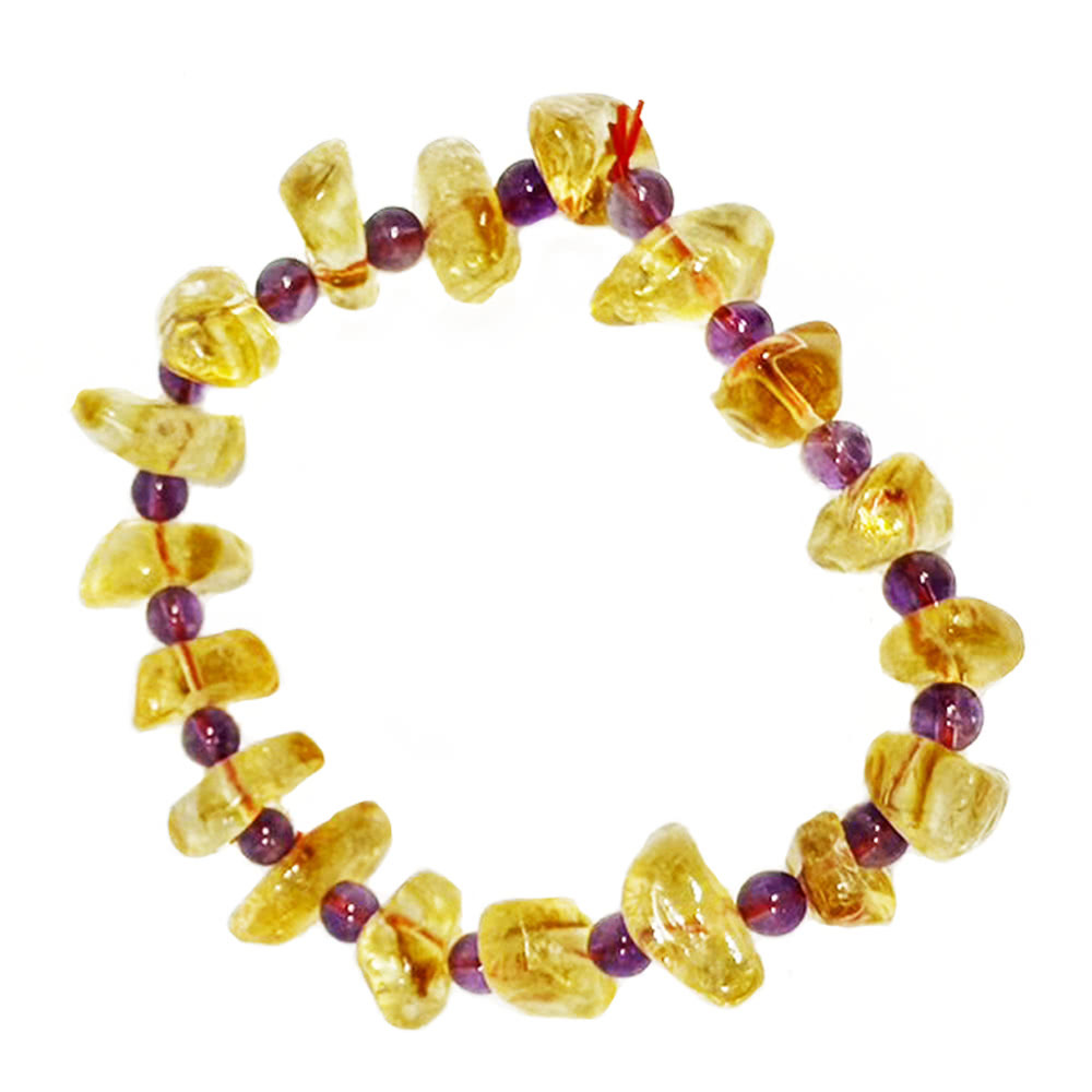 【海陽精品】聚財旺貴人黃水晶手鍊(命理開運) (廠商直出、不參加免運及滿額贈優惠)