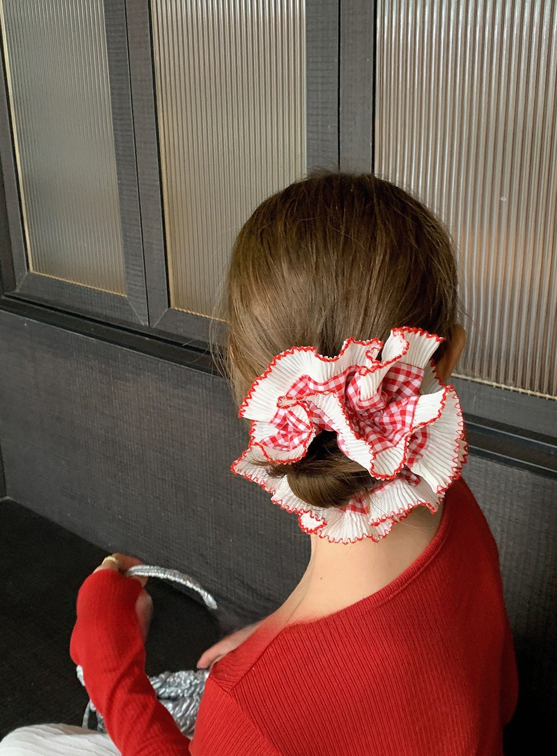 [2 FOR RM10] French Sweet Double-Layer Lace Scrunchies