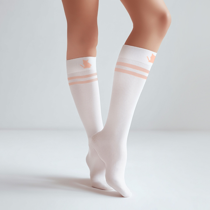 泰拉TYRA專屬｜貓語晨光｜經典設計師款．壓力及膝襪