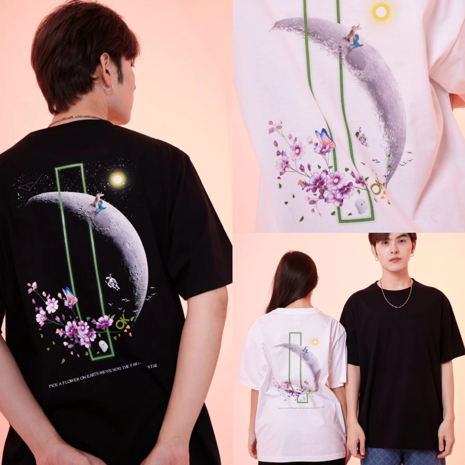 泰國連線 月球花 T-Shirt (T5 T710)