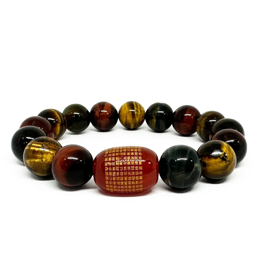 【海陽精品】能量爆發虎眼心經手鍊 (廠商直出、不參加免運及滿額贈優惠)