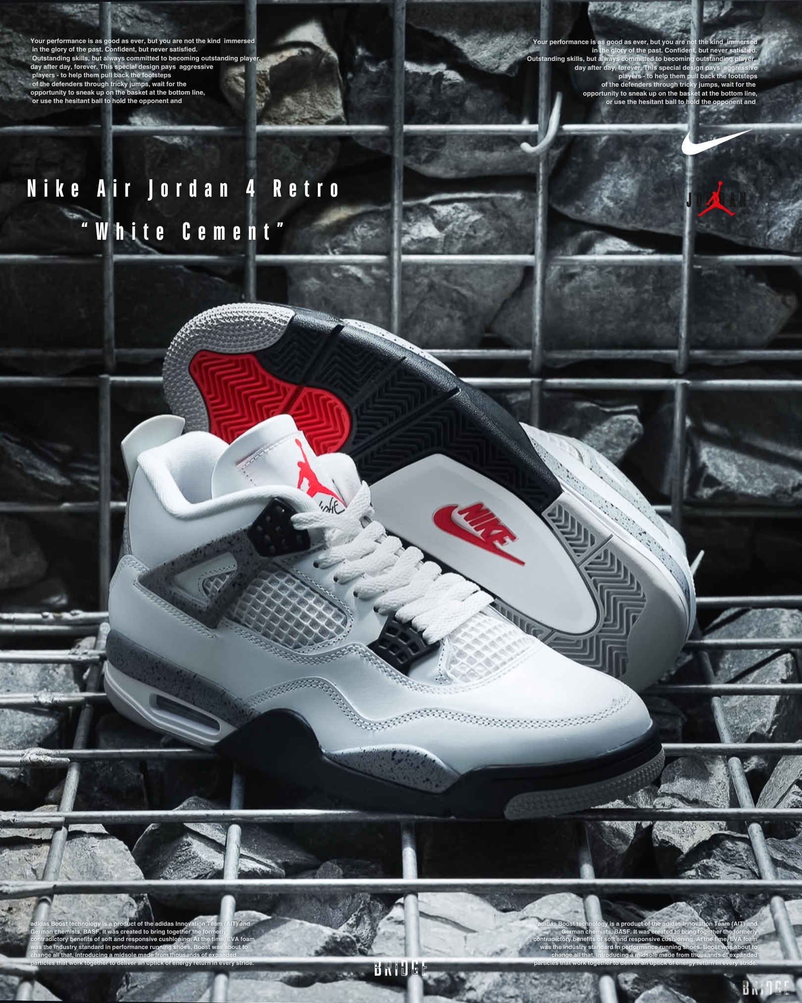 『2025必入手AJ 🔥』Nike Air Jordan 4 Retro “White Cement” FV5029-100