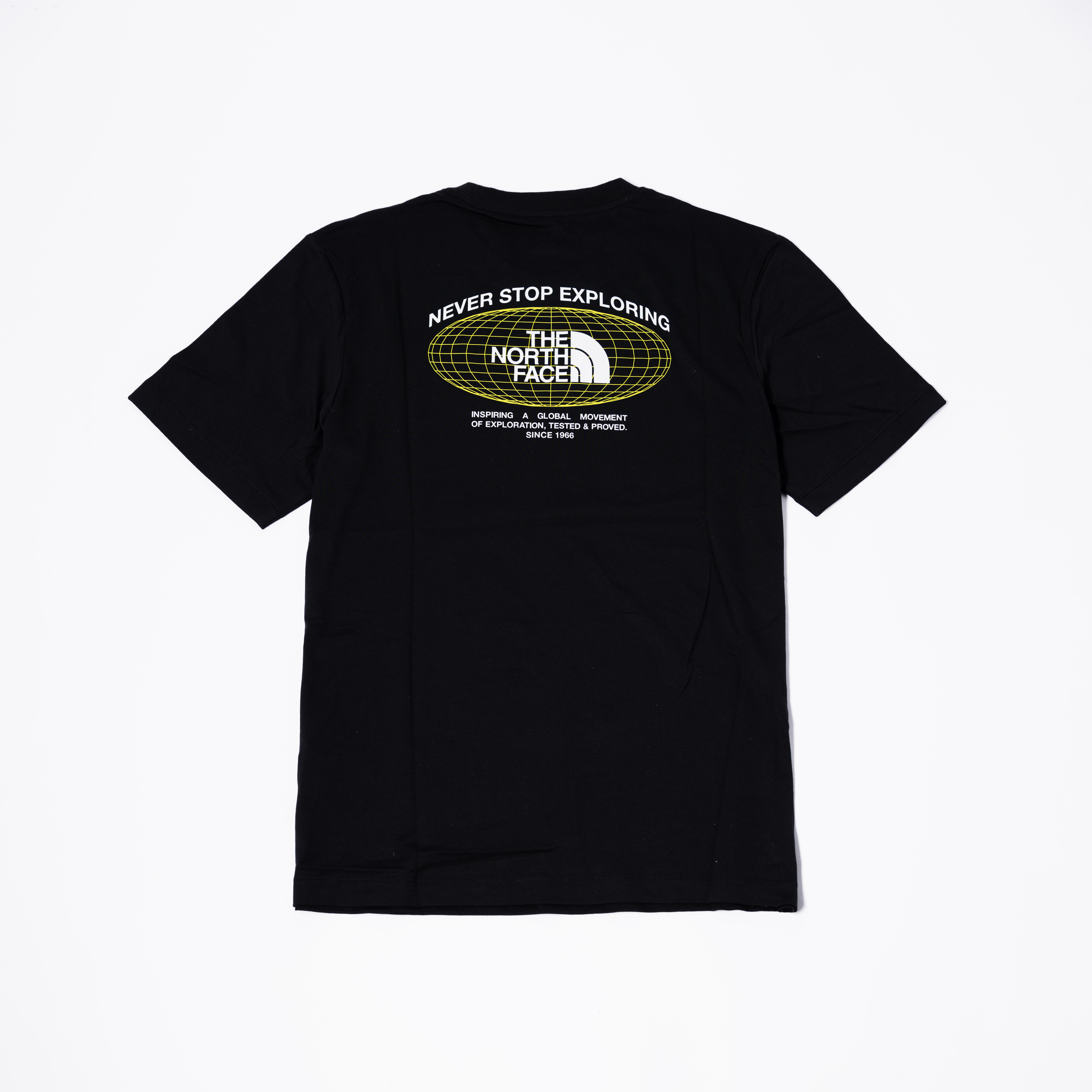 -(E6c03)-THE NORTH FACE M S/S IMMERSED OUTDOORS GRID TEE GRAPHIC 短T-NF0A8DE7 黑色(JK3)白色(QLI)