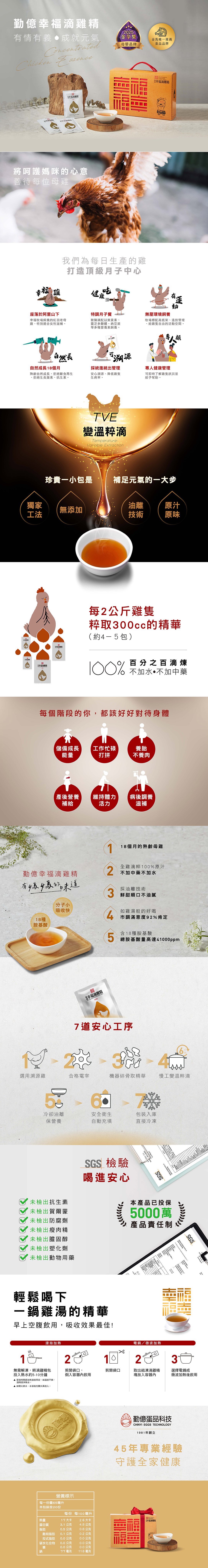 勤億幸福滴雞精-支鏈胺基酸-滴雞精推薦