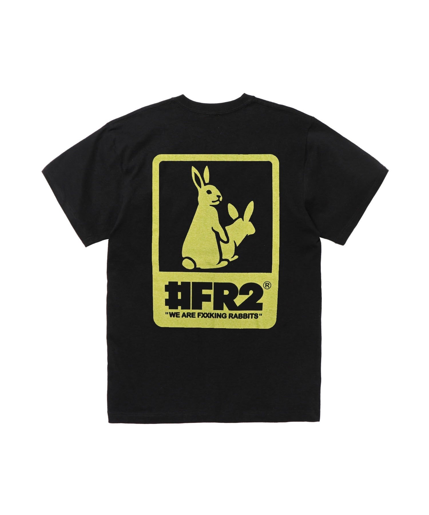 2025SS FR2 FXXKING RABBITS Board T-shirt 背後 框框 兔子 LOGO 短T 現貨 FRC3721
