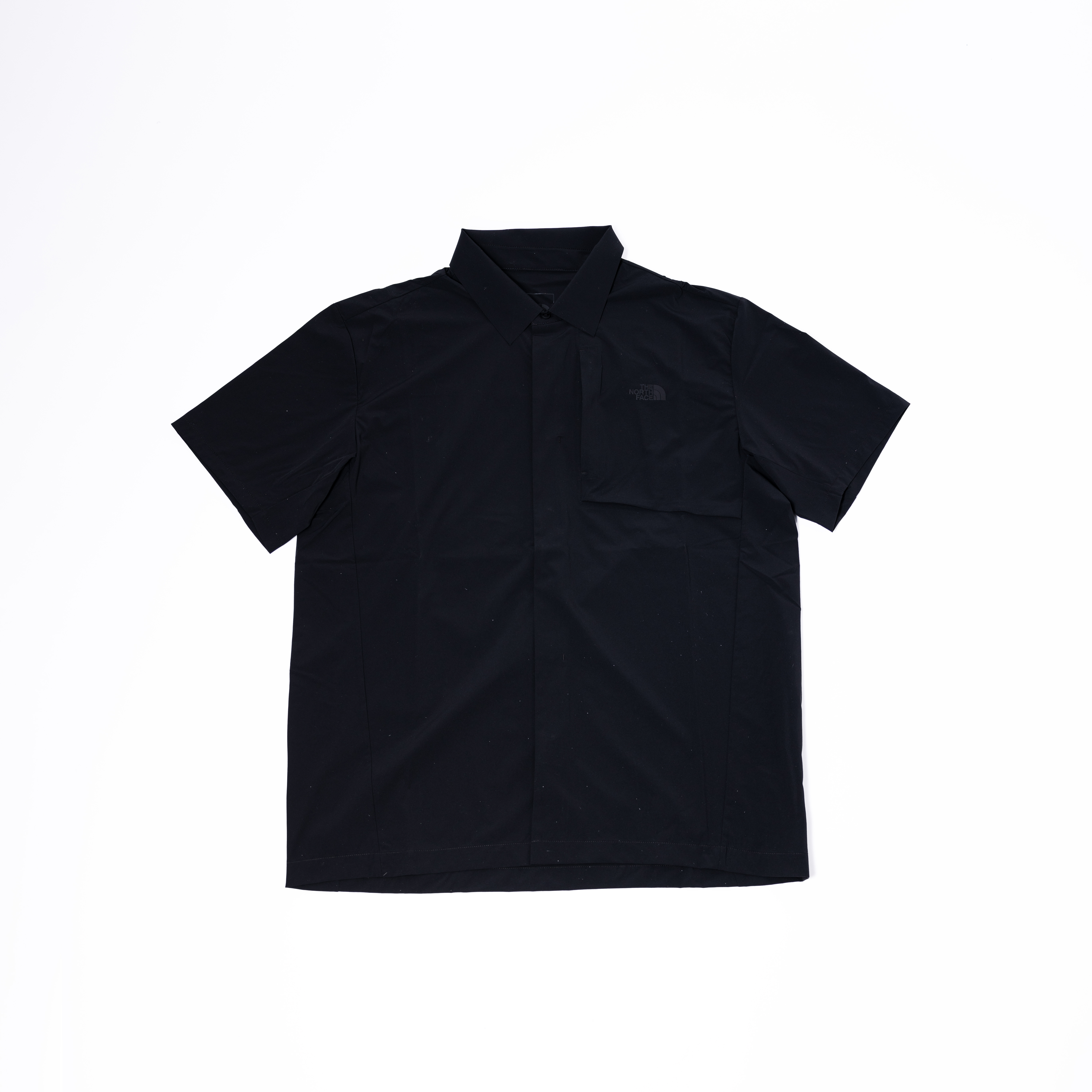 -(E17e04)-THE NORTH FACE M ELITE SHIRT 口袋 襯衫-NF0A8BYP 黑色(JK3)
