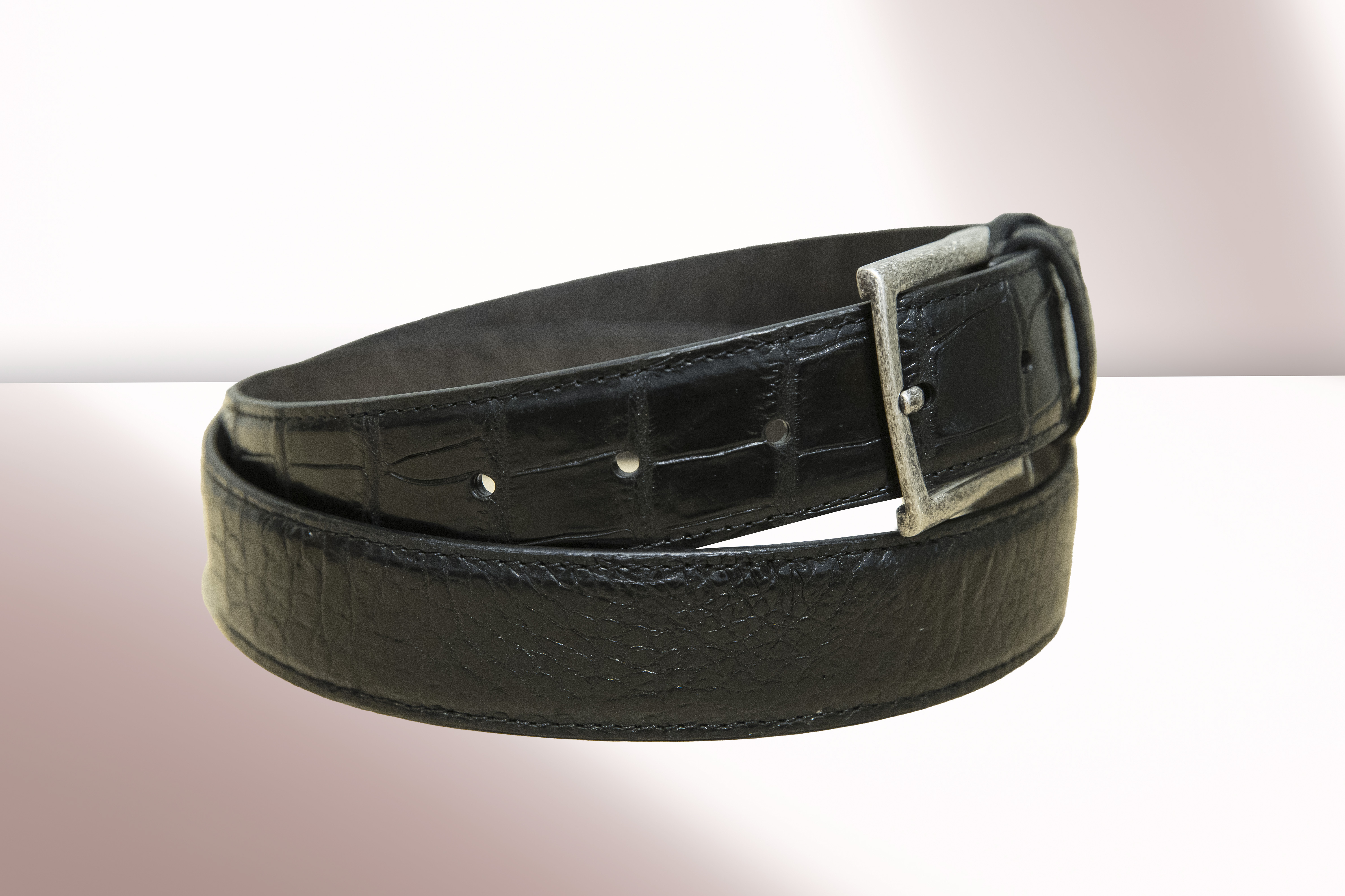 ANA -  Croco Belt Belly Black