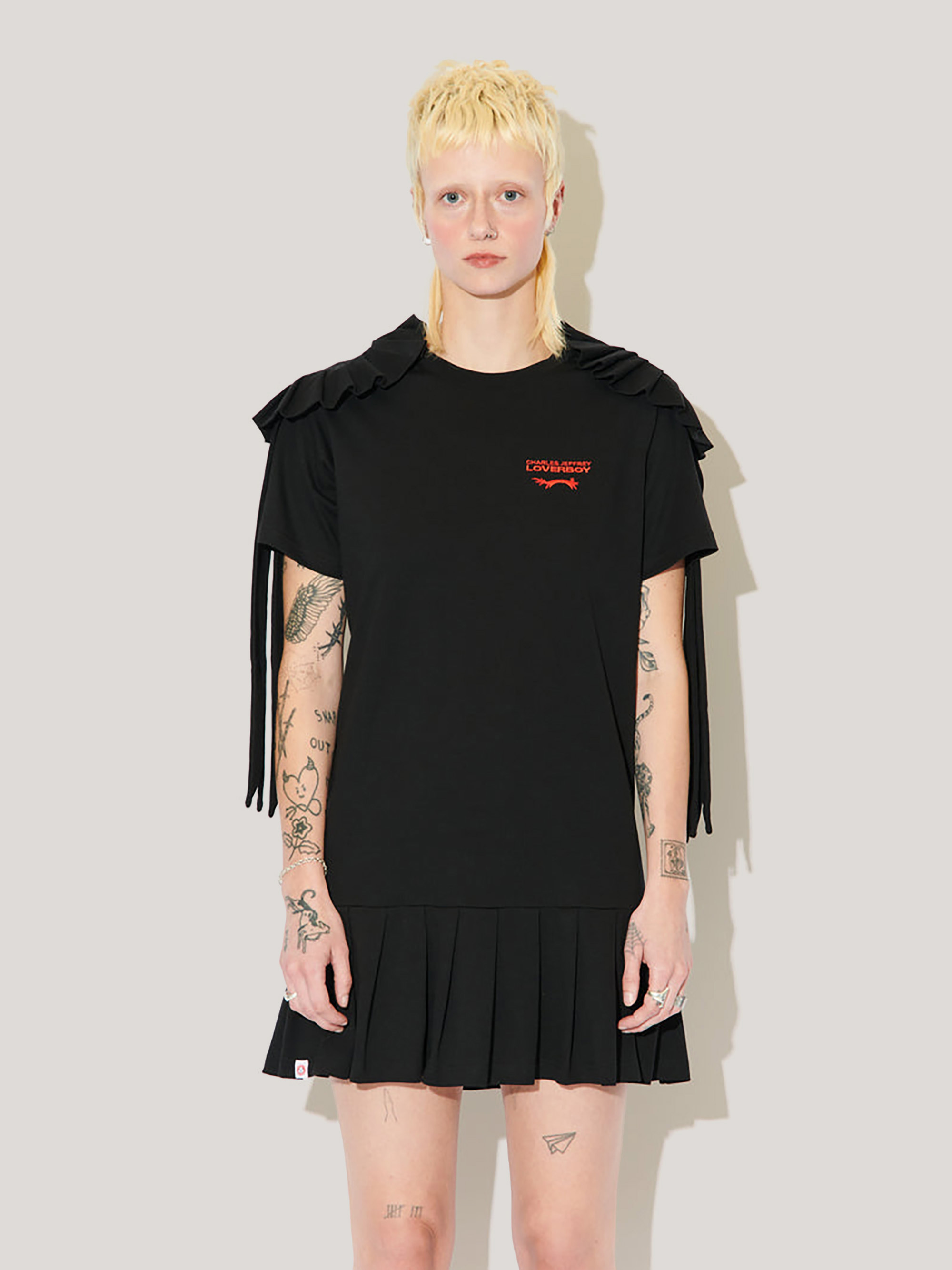 LOVERBOY ROSETTE JERSEY DRESS 洋裝