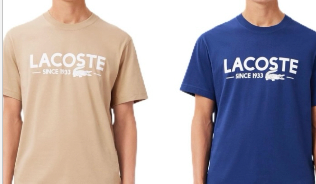 Lacoste 鱷魚 胸前大字母 短袖上衣 短T