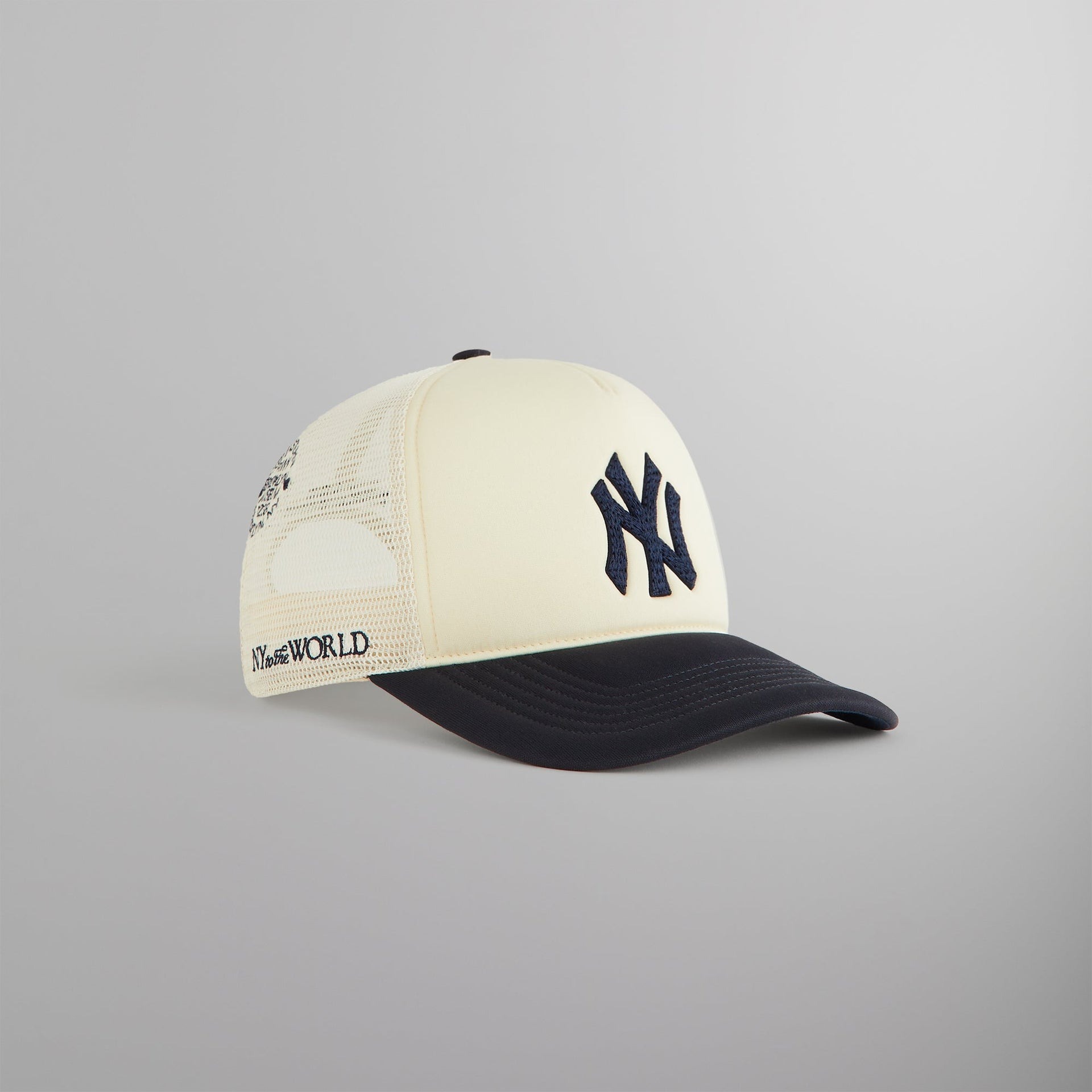 2025SS Kith & '47 for the Brooklyn Museum New York Yankees Trucker Hat 布魯克林 博物館 聯名 刺繡字體 網帽 棒球帽 帽子 現貨 KHM051084