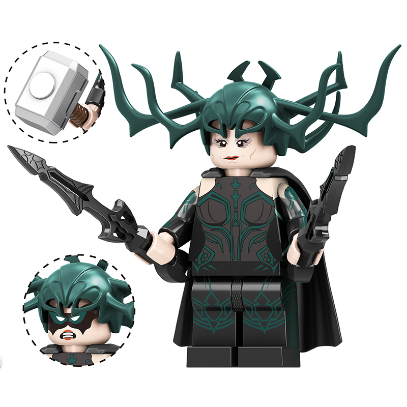 Hela Custom Minifigures Minifigs fit Lego TV6209 TV1073